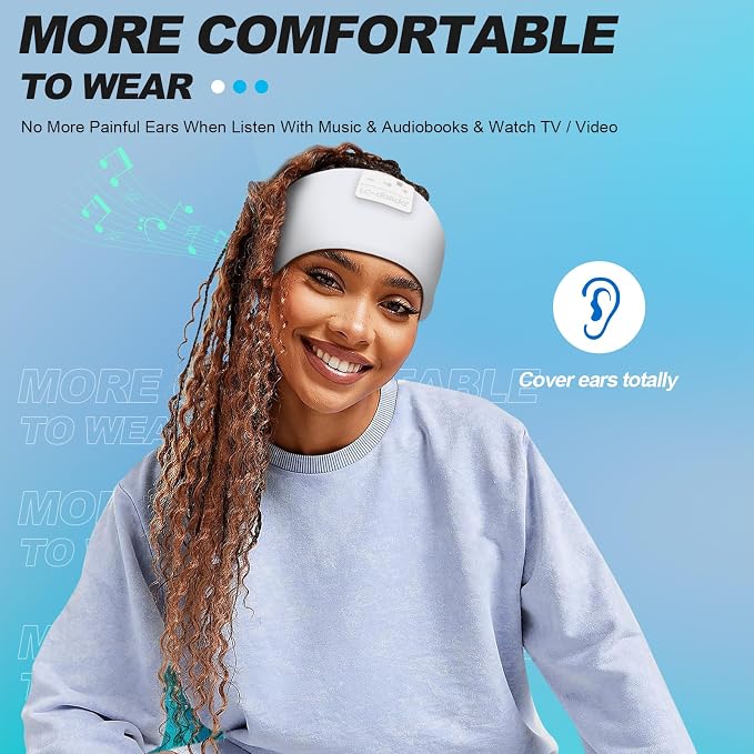 LC-dolida Sleep Headphones Bluetooth 5.4 | Headband Headphones Earphones - Image 7