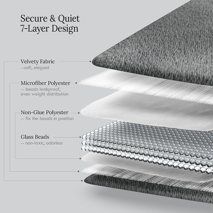 Kaisa Weighted Blanket for Adults, Soft Heavy Blanket Machine Washable - Image 8