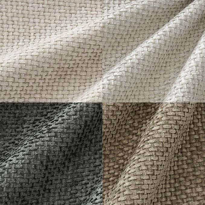 MIULEE Pack of 4 Couch Throw Pillow Covers 22x22 Inch Neutral Soft Decorative - Image 2