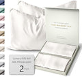 SUNDAYSILKS™ Silk Pillow Cases 2 PACK | 22 Momme Mulberry Silk Pillowcase Set by ColoradoHomeCo