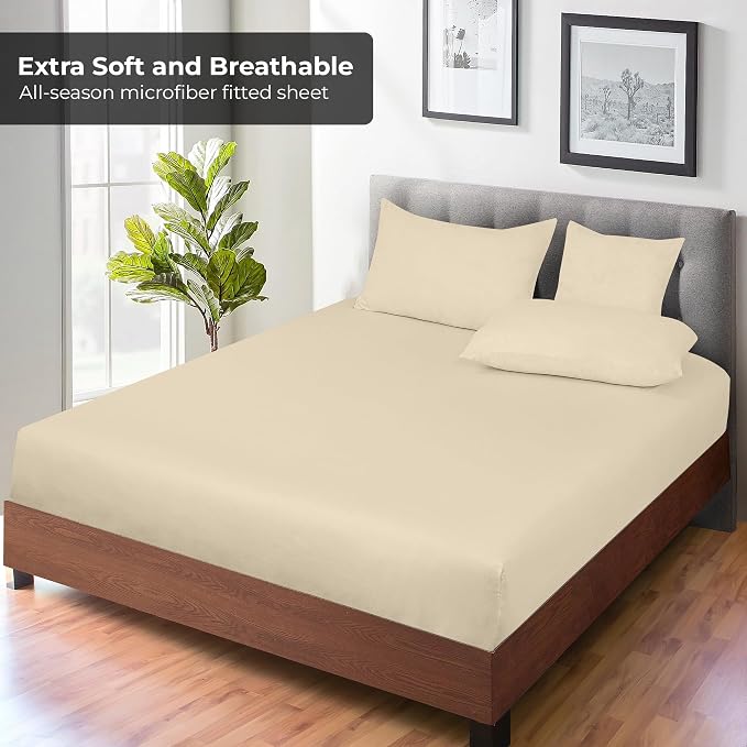 Royale Linens Fitted Sheet Full - Image 4
