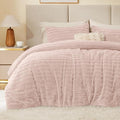 BEDELITE Fleece Queen Comforter Set -Super Soft & Warm Fluffy Pink Faux Fur by BEDELITE