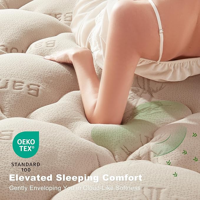 BEDLORE Twin XL Mattress Topper Viscose Derived from Bamboo, Thick Pillow Top - Image 2