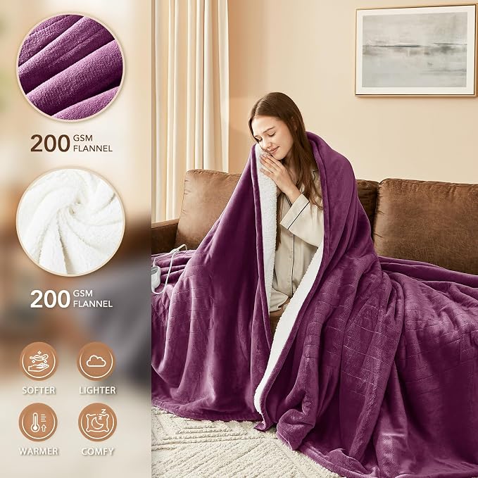 Homemate Electric Heated Blanket King - Image 3
