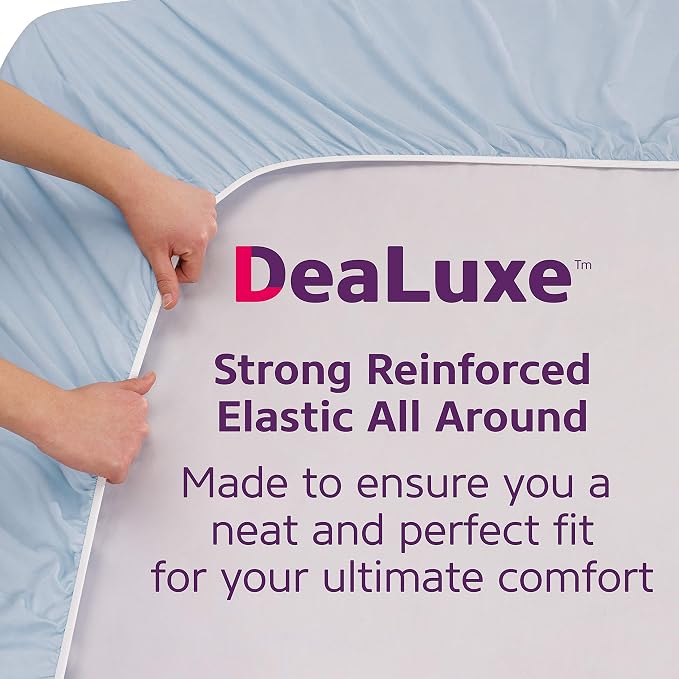 King Fitted Sheet – REAL Extra Deep Pocket King Size Fitted Sheet Only – Your - Image 4