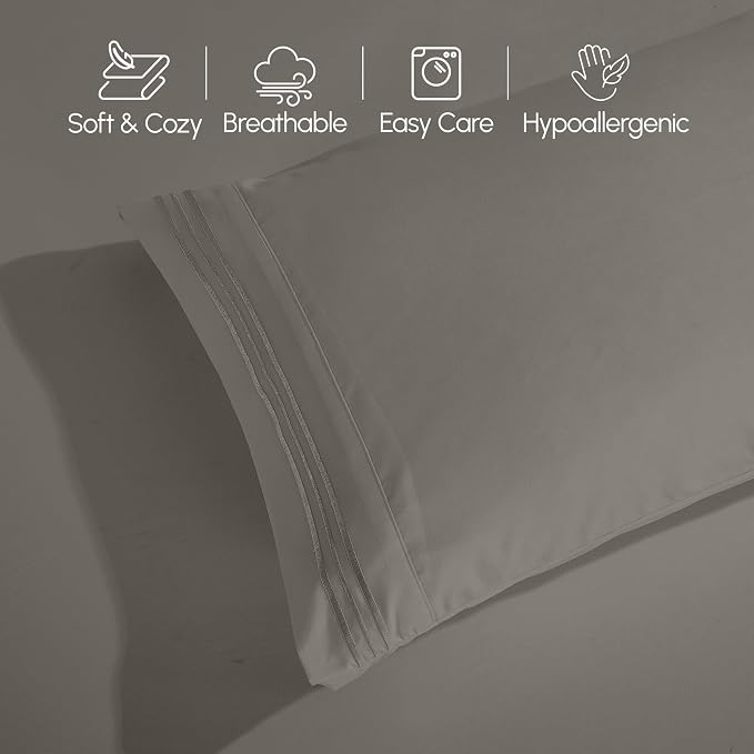 Elegant Comfort Luxurious 1500 Premium Hotel Quality Microfiber Three Line - Image 5