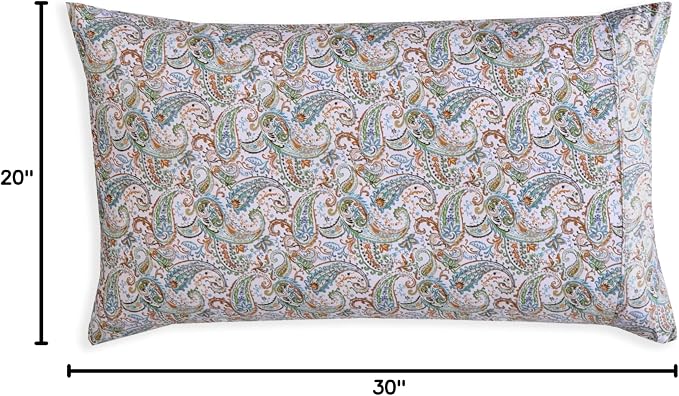 Elegant Comfort Paisley Pattern Pillowcase, 1500 Premium Hotel Quality - Image 3