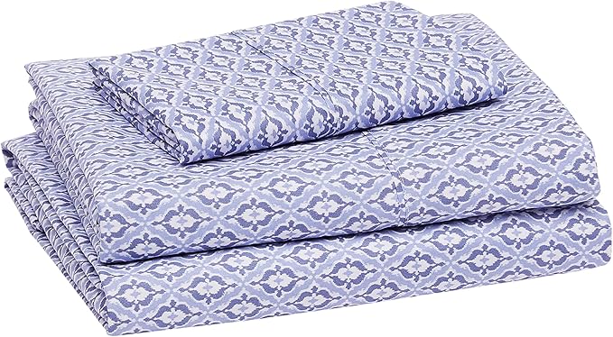 Amazon Basics Lightweight Super Soft Easy Care Wrinkle-Free Breathable Brushed - Image 2