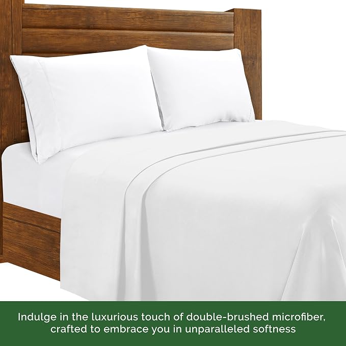 Luxury Flat Sheet on Amazon Elegant Comfort Wrinkle-Free 1500 Premier Hotel - Image 5