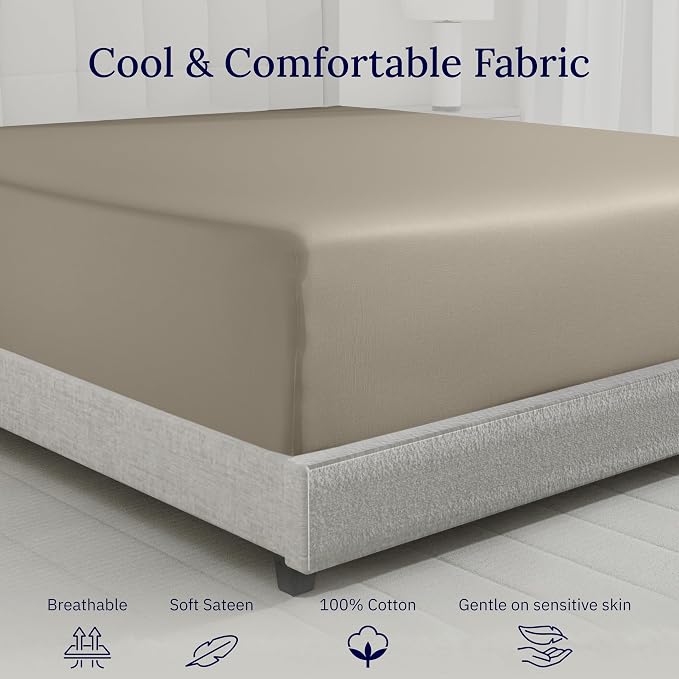 California Design Den Full Size Fitted Sheet Only - Image 8