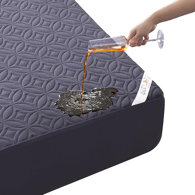 BEDLORE Waterproof Mattress Protector, RV Queen Size Mattress Pad Noiseless by Bedlore