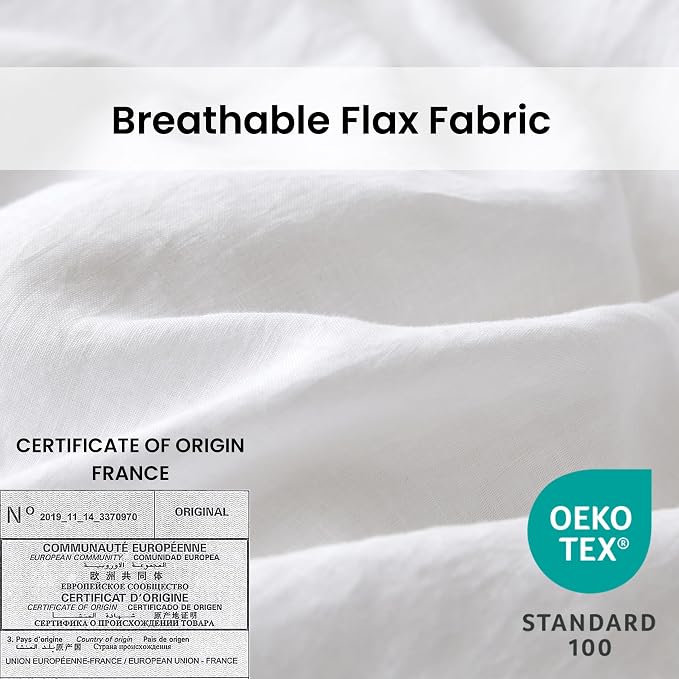 Simple&Opulence 100% Linen Duvet Cover Set - Image 2