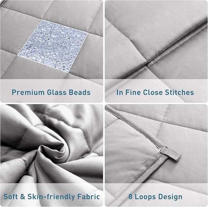 Weighted Idea Weighted Blanket for Adults Cooling Breathable Heavy Blanket - Image 6