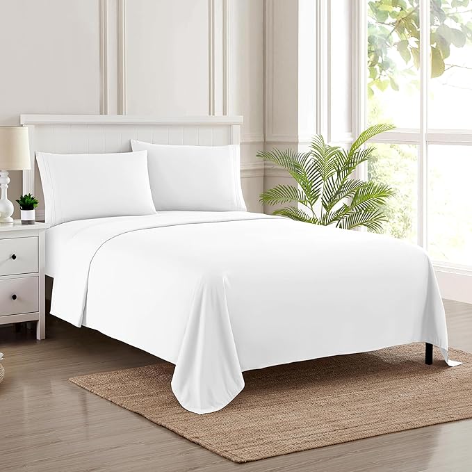 Twin Sheets - Breathable Luxury Sheets - 1800 Supreme Collection Extra Soft by SweetHomeCollection
