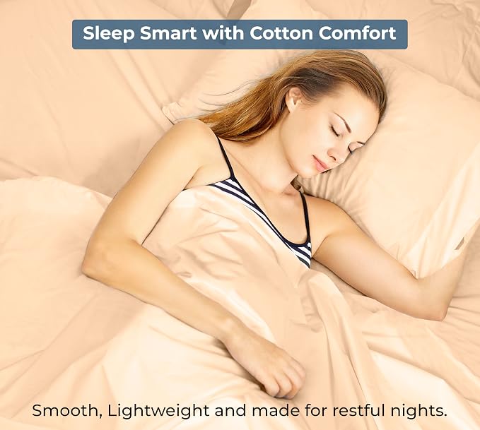 Royale Linens 100% Organic Cotton Full Flat Sheet Only - Image 9
