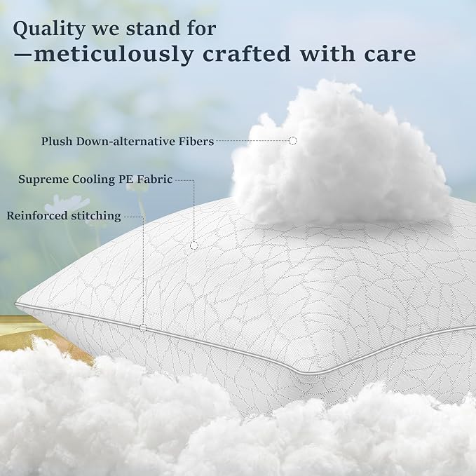 COZSINOOR Standard Size Cooling Bed Pillows - Image 5