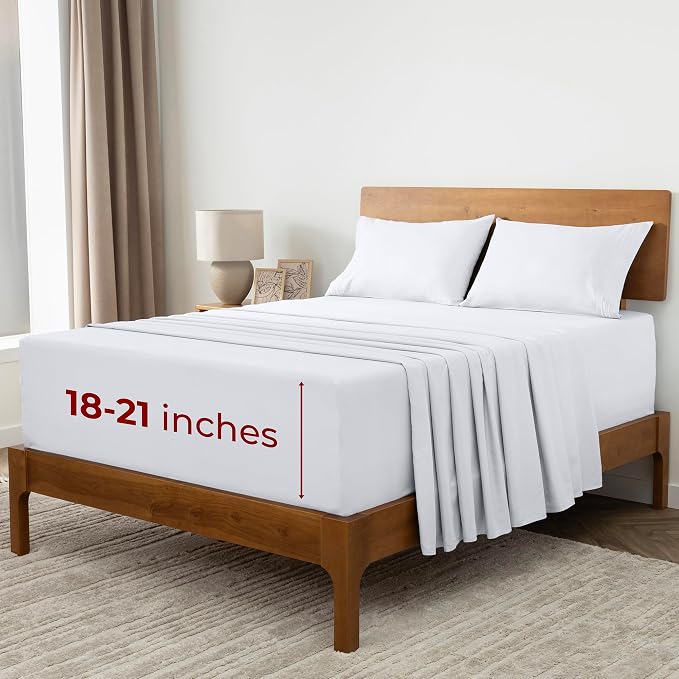 Mellanni Extra Deep Split King Sheets by Mellanni