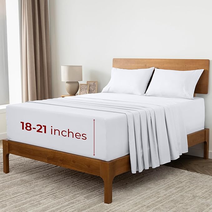 Mellanni Extra Deep Full Sheets by Mellanni
