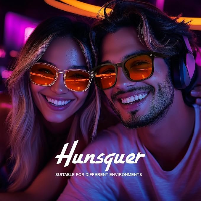 hunsquer Blue Light Glasses for Woman/Men Computer Blue Light Glasses - Image 6