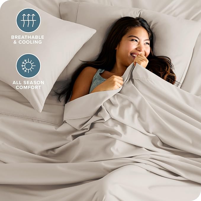 Bare Home Split California King Sheet Set - Image 4