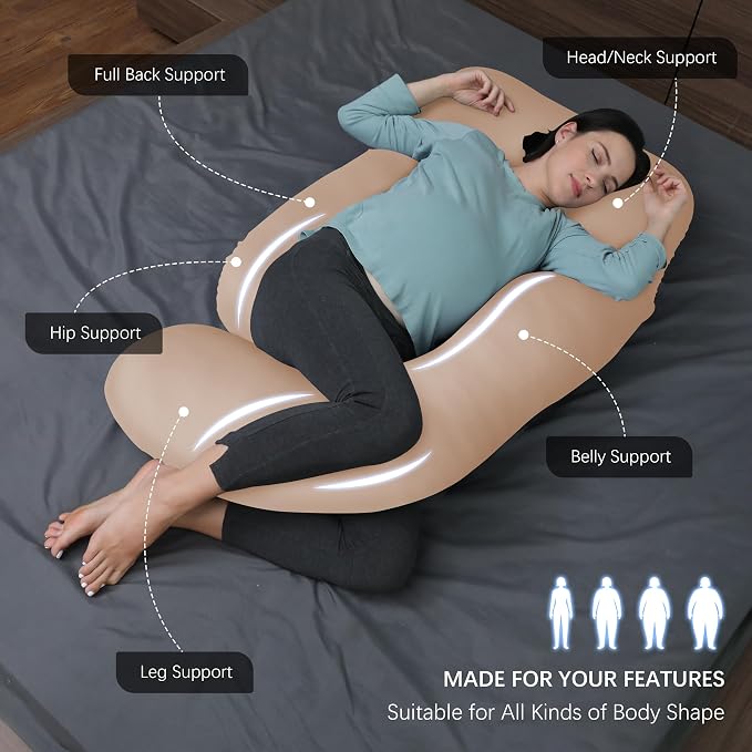 MOON PARK Pregnancy Pillows for Sleeping - Image 2