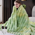 Heated Throw Blanket, Faux Fur Cozy Heating Blanket by Unknown