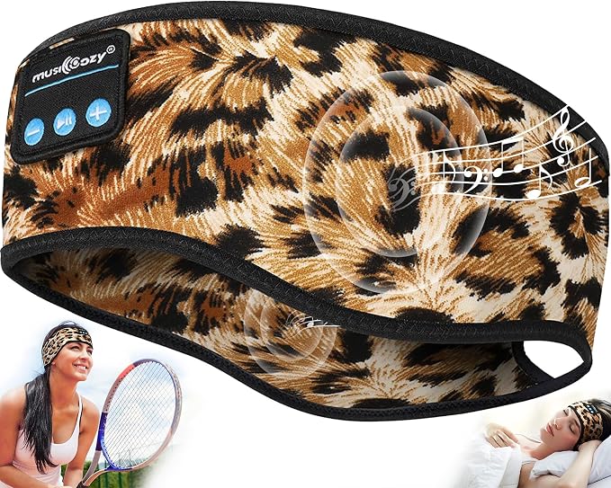 MUSICOZY Sleep Headphones Wireless Bluetooth 5.4 Sports Headband by MUSICOZY