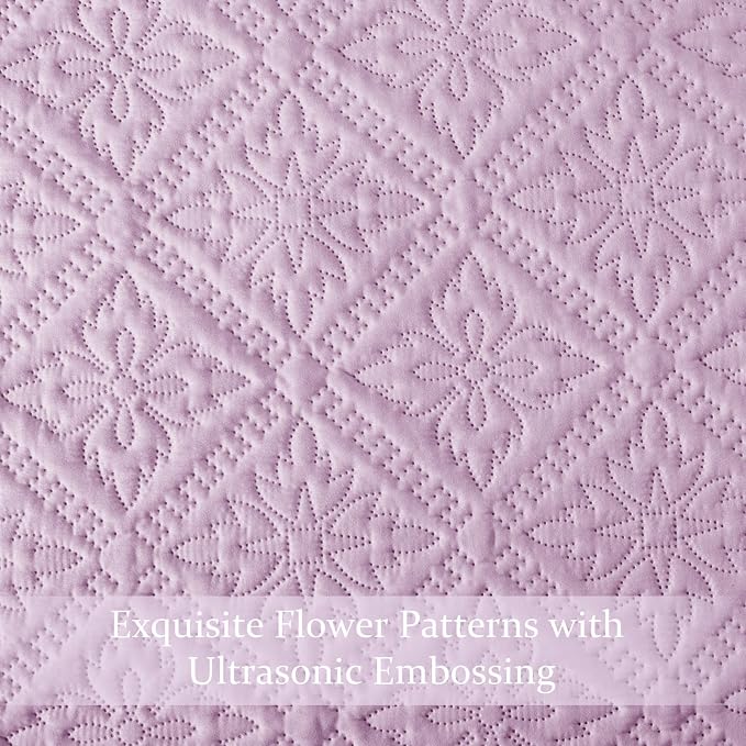 Exclusivo Mezcla California King Quilt Bedding Set, Lightweight Soft Bedspreads - Image 5