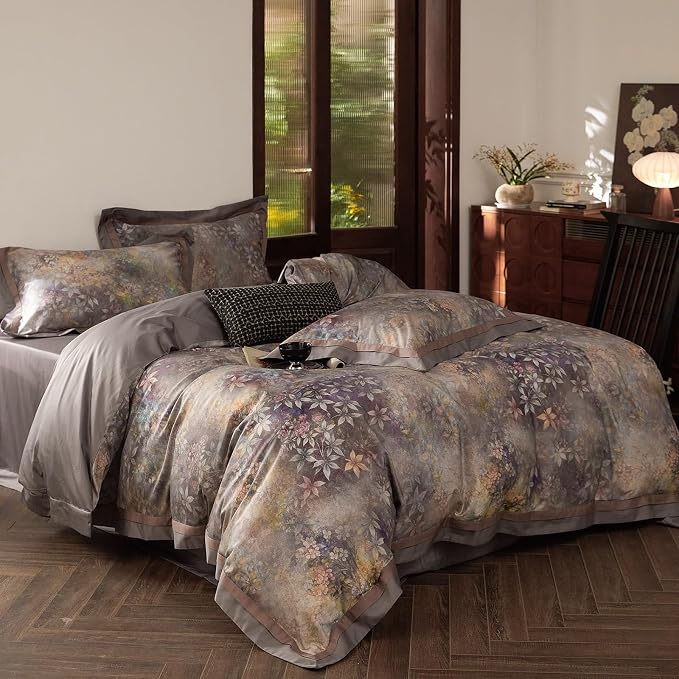 mixinni Vintage Floral Duvet Cover Set - Image 2