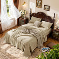LBRO2M 1000 Thread Count 100% Egyptian Cotton Sheets Set Full Size, 4 Piece by LBRO2MBedding