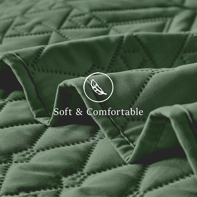 akkialla King/Cal King Size Quilt Bedding Set, Modern Style Geometric Pattern - Image 6