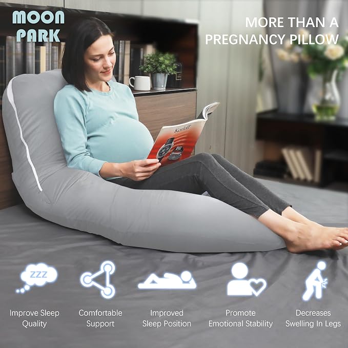 MOON PARK Pregnancy Pillows for Sleeping - Image 4