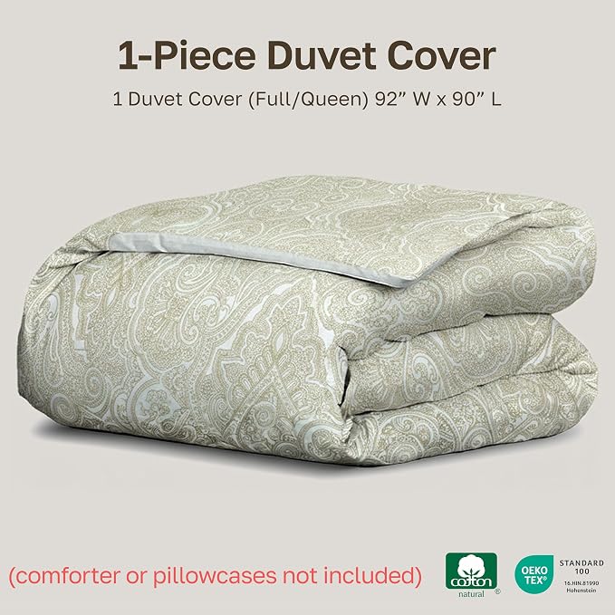 California Design Den 100% Cotton Duvet Cover Queen/Full Only - Image 5