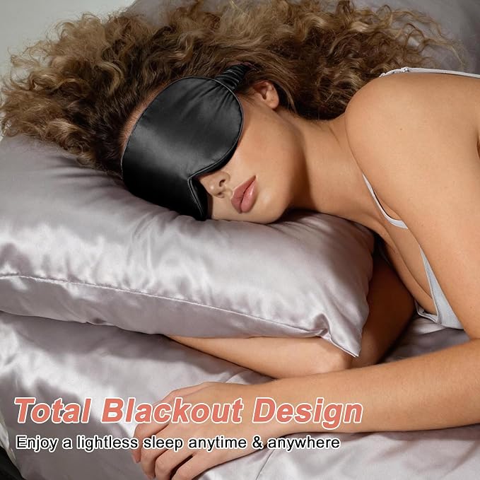 VOCOSTE 22 Momme Pure Silk Sleep Mask - Image 4