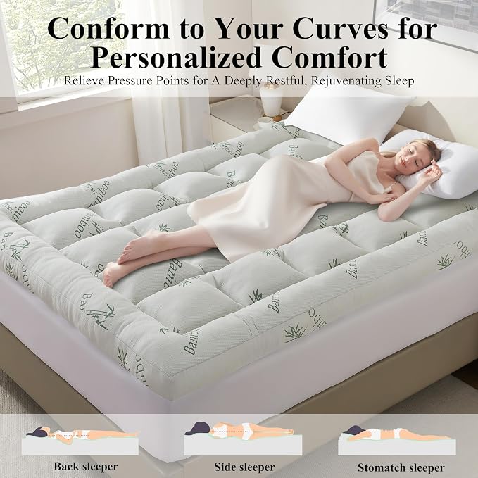 ELNIDO QUEEN® 3 Inch Memory Foam Mattress Topper Twin Size - Image 5