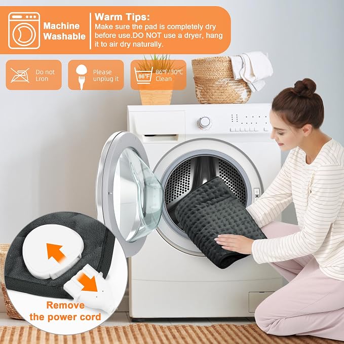 Deepsoon Heating Pad, Electric Heating Pads - Image 6
