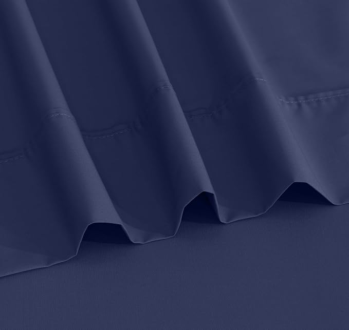 RUVANTI 100% Cotton Sheets – Twin Size Percale Bedding, Cooling & Breathable - Image 6