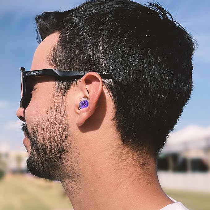Eargasm High Fidelity Hyperviolet Purple Earplugs - Image 3