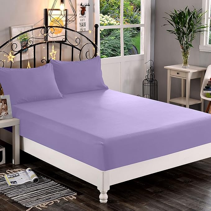 Elegant Comfort 1500 Premium Hotel Quality 1-Piece Fitted Sheet, Softest by ELEGANTCOMFORT