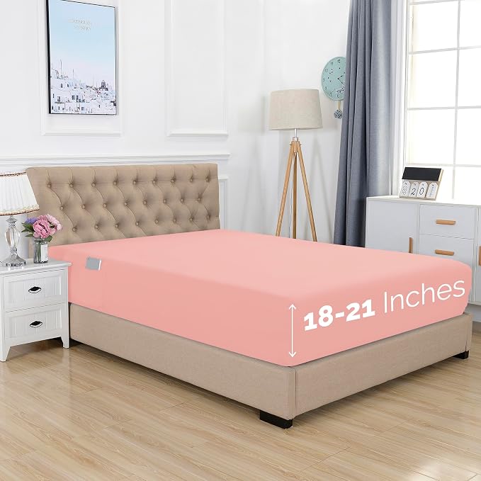 Elegant Comfort 1500 Premium Hotel Quality 18-21 Inches Deep by ELEGANTCOMFORT