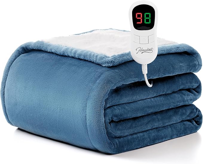 Homemate Electric Heated Blanket Full Size by Homemate