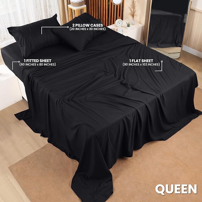 Utopia Bedding Queen Bed Sheets Set - Image 2