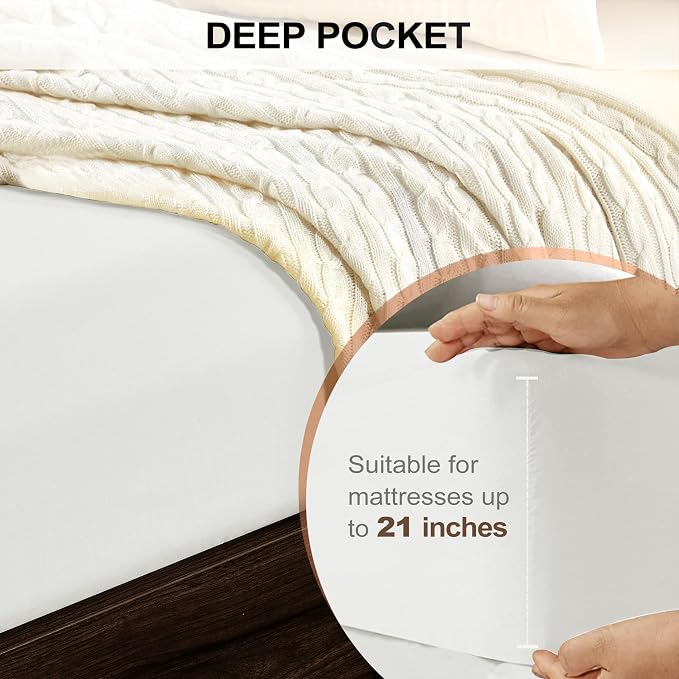 FreshCulture Queen Fitted Sheet Only - Image 4
