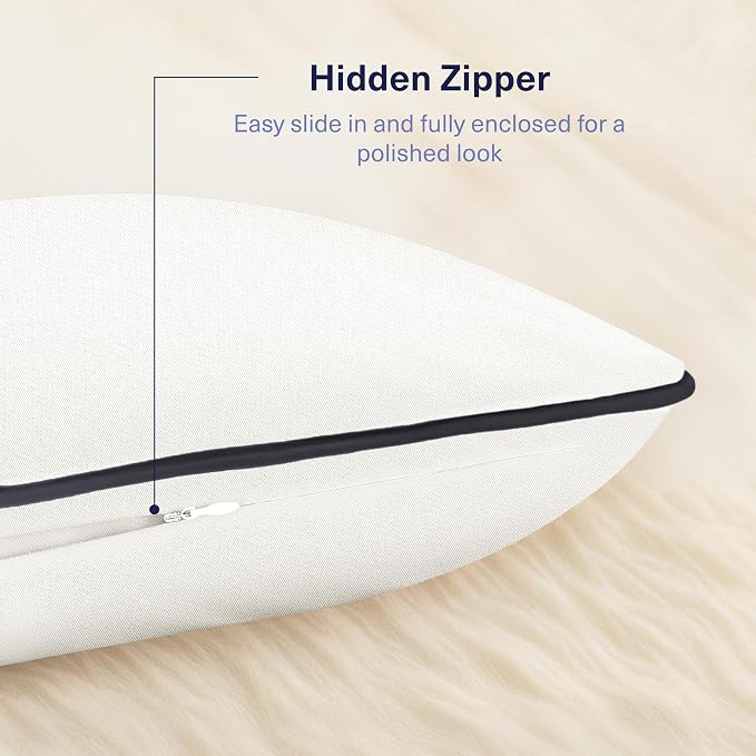 Kickoff Viscose Bamboo Pillowcase, 100% Organic Hidden Zippered Viscose Bamboo - Image 4