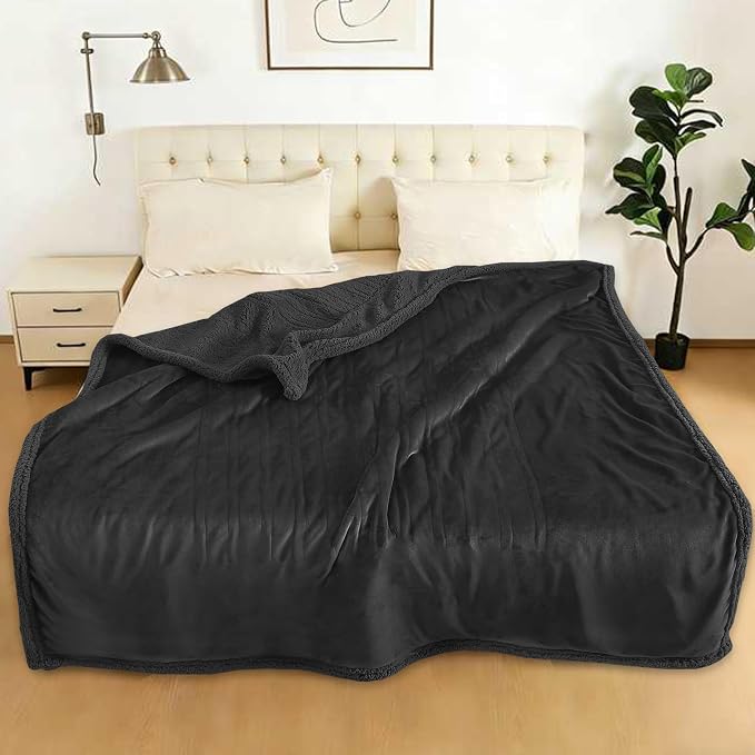 Electric Heated Blanket Twin Size 62" x 84" by TICOO