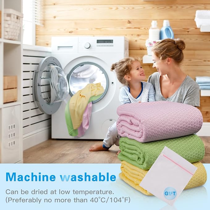 AmyHomie Cooling Blanket Queen Size, 100% Rayon Derived from Bamboo, Cool - Image 4