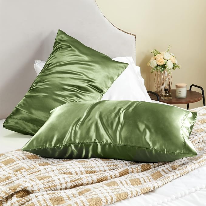 BEDELITE Satin Pillowcase for Hair and Skin, Super Soft and Cooling Similar to - Image 7