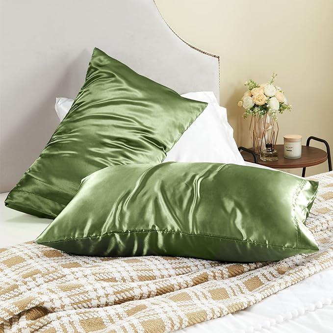 BEDELITE Satin Pillowcase for Hair and Skin, Super Soft and Cooling Similar to - Image 8