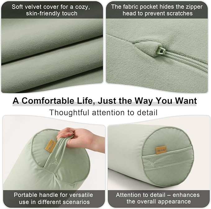 Body Pillow for Adults, Long Round Pillow, Big Cylindrical Pillow, Large Full - Image 5