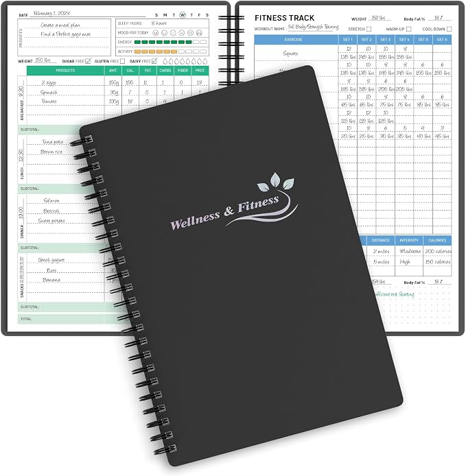 Wellness Planner & Fitness Log by Snootion